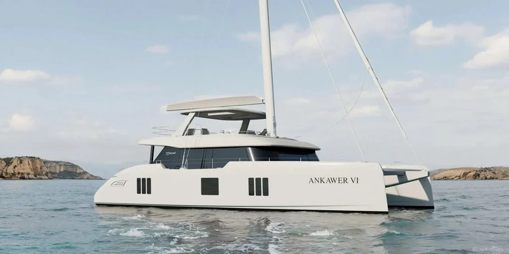 ANKAWER VI Luxury Sailing Catamaran Charter Sunreef 70