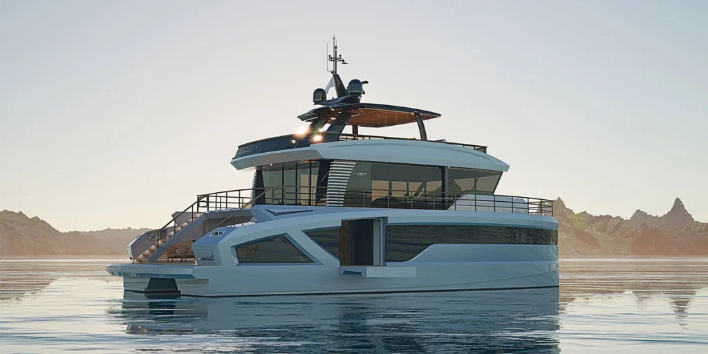 BOTIGUER Luxury Motor Catamaran Charter Lazzara LPC300