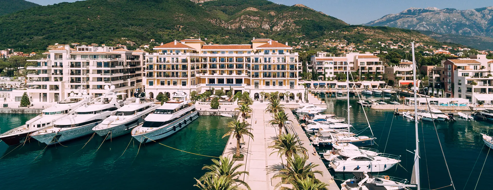 Porto Montenegro Luxury yacht destination marine project